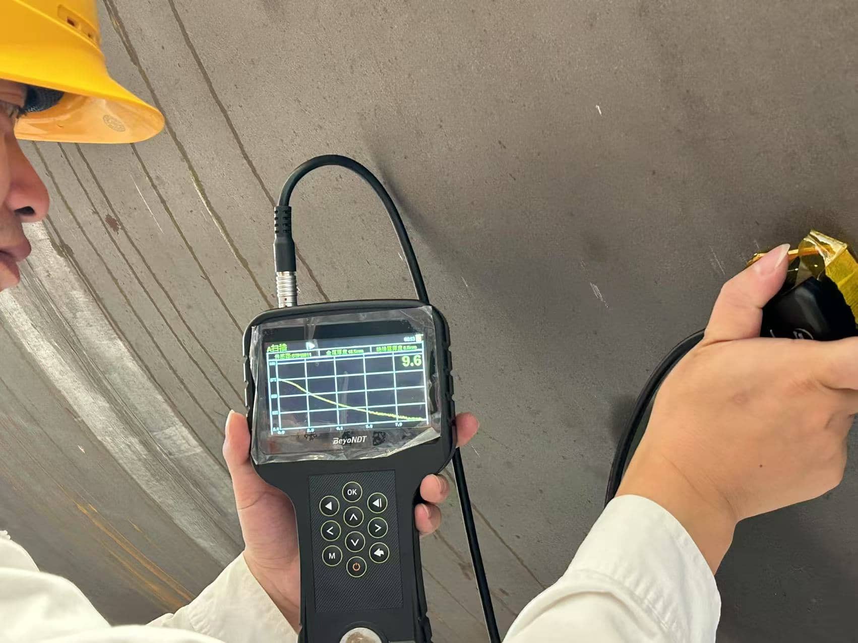 Online Non-Contact Metal Thickness Measuring Instrument Online Corrosion Inspection Method